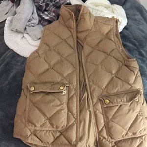 J.Crew Tan Vest
